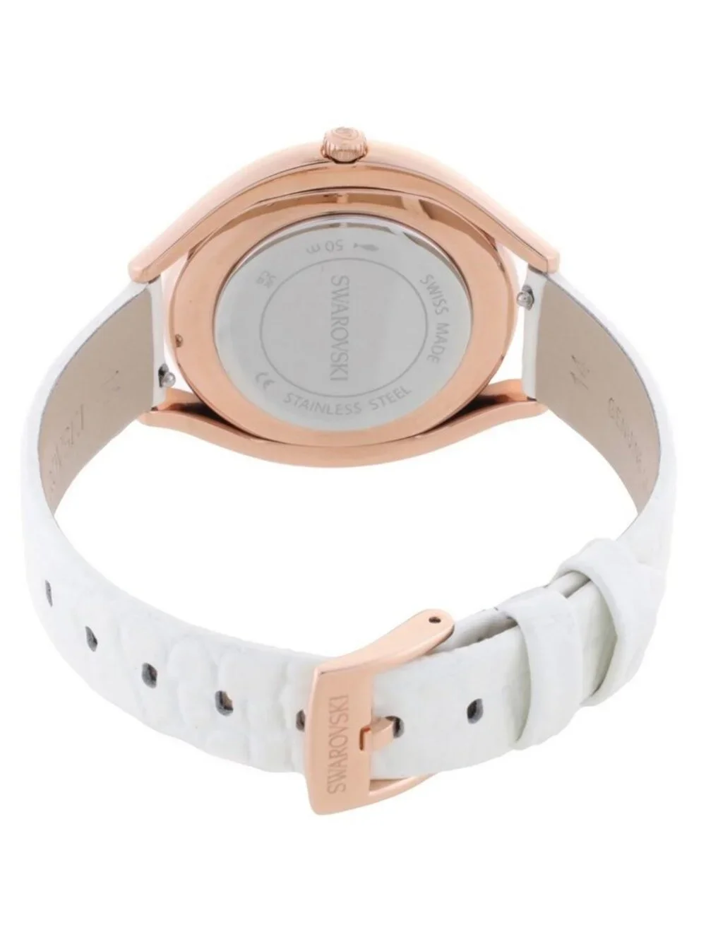 NWT Swarovski Crystalline Quartz Silver Dial Ladies Watch